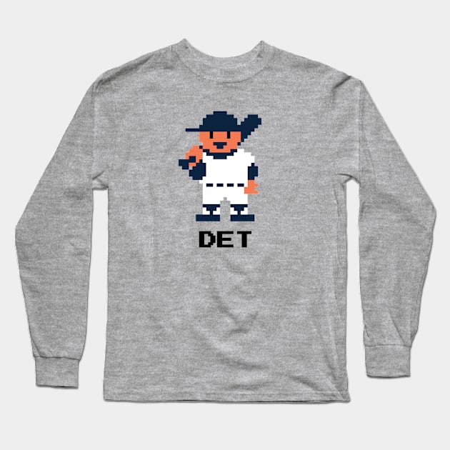 RBI Baseball - Detroit Long Sleeve T-Shirt by The Pixel League